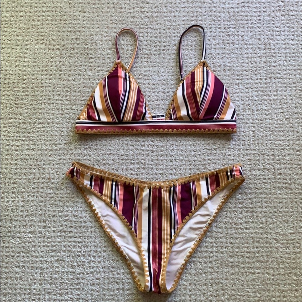 Forever 21 Striped Bikini